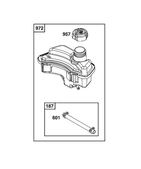 K - GRUPPO ALIMENTAZIONE CARBURANTE B&S - 09 €¦ 093J02-0079-H5 brand Stihl